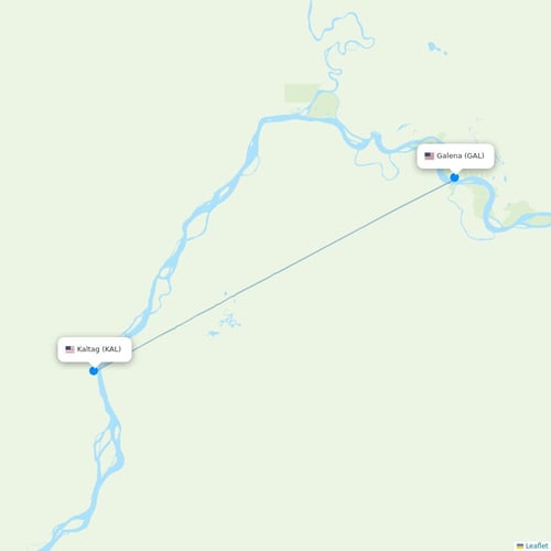 Map of Kaltag