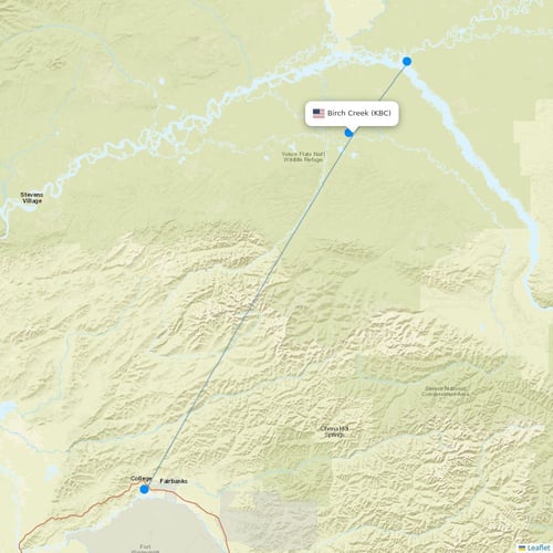 Map of Birch Creek