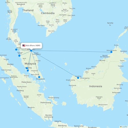 Map of Kota Bharu