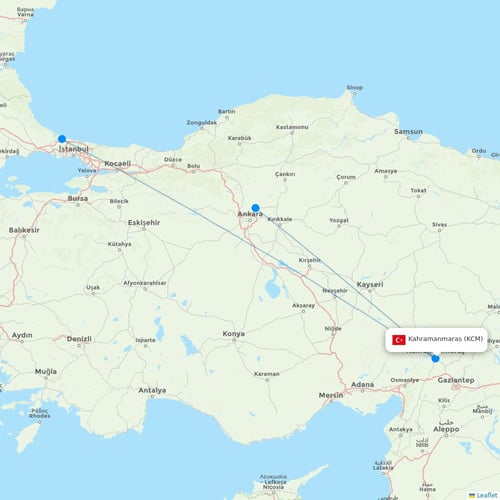Map of Kahramanmaras