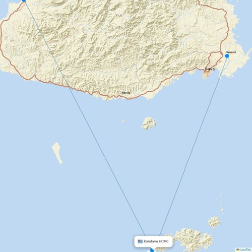 Map of Kandavu