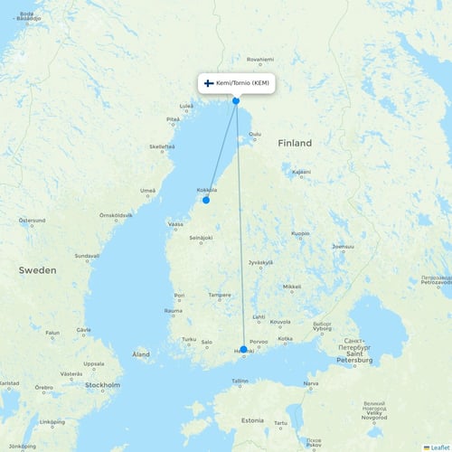 Map of Kemi/Tornio