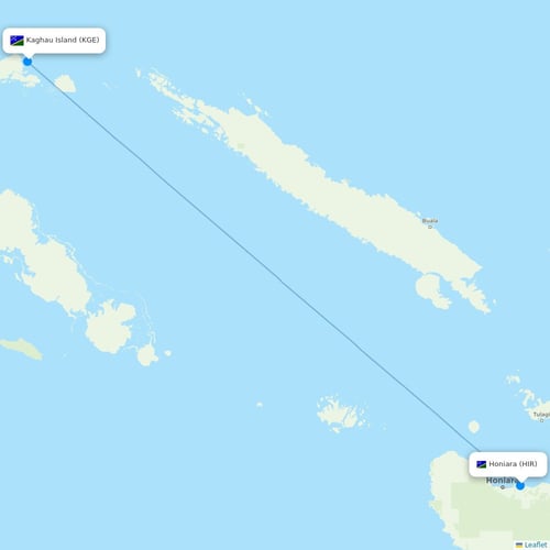 Map of Kaghau Island