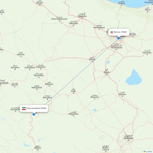 Map of Khorramabad