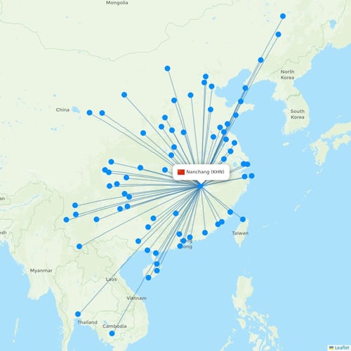 Map of Nanchang