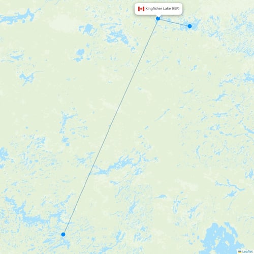 Map of Kingfisher Lake