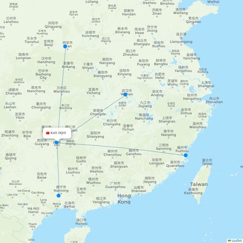 Map of Kaili