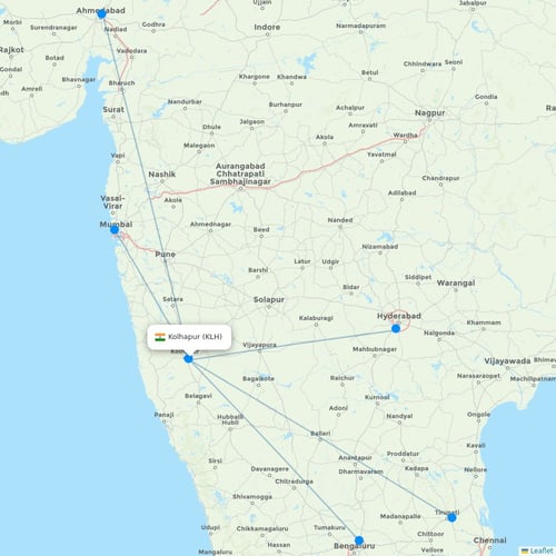 Map of Kolhapur