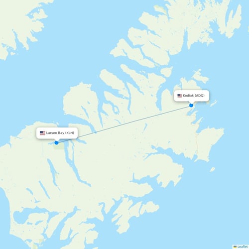 Map of Larsen Bay
