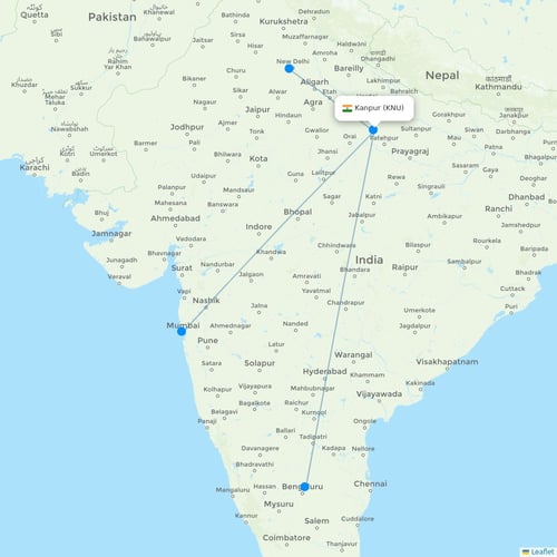 Map of Kanpur