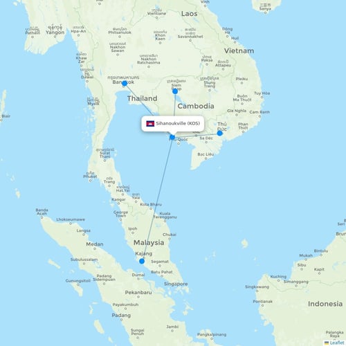 Map of Sihanoukville
