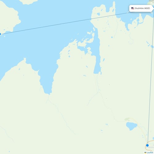Map of Ouzinkie