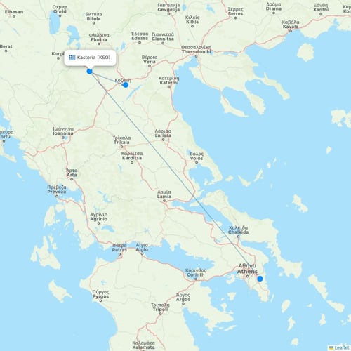 Map of Kastoria