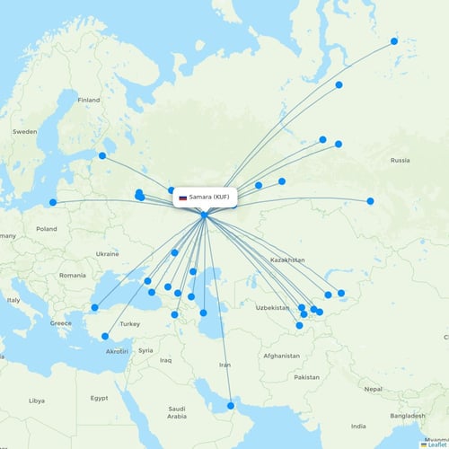Map of Samara
