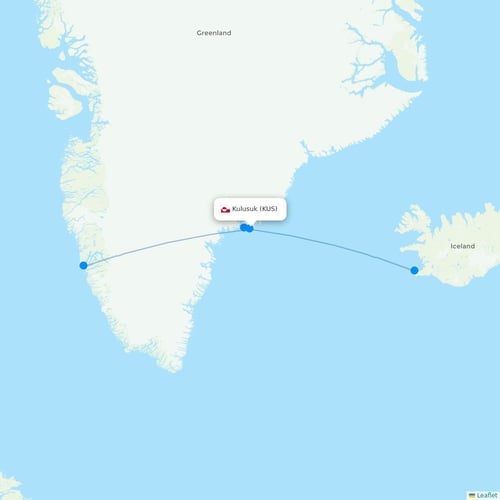 Map of Kulusuk