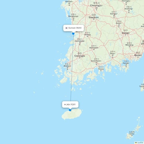 Map of Gunsan