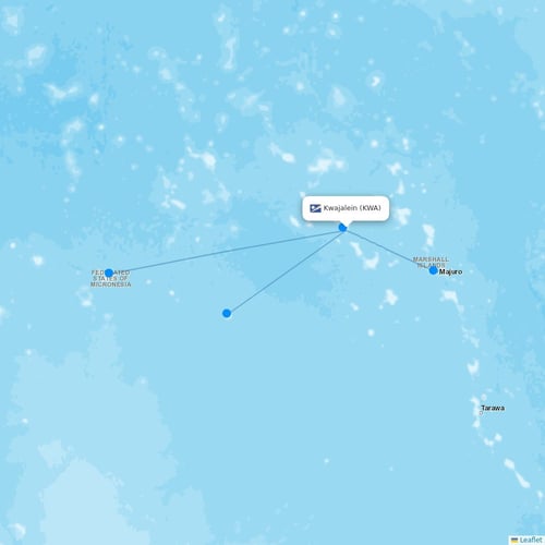 Map of Kwajalein