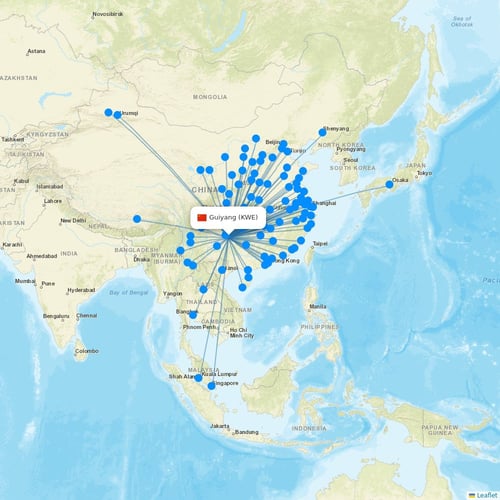 Map of Guiyang