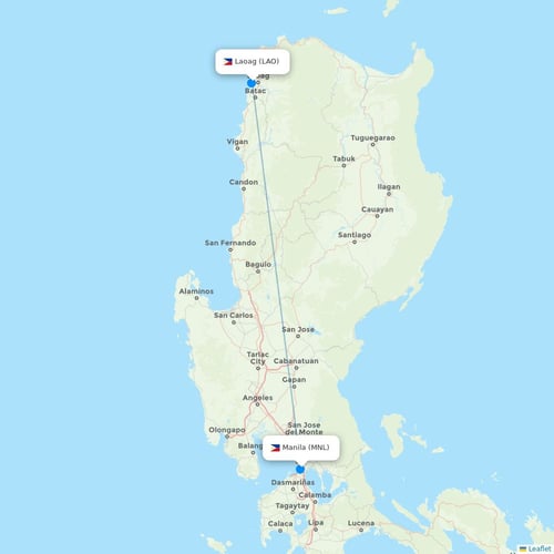 Map of Laoag