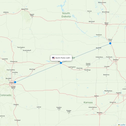 Map of North Platte