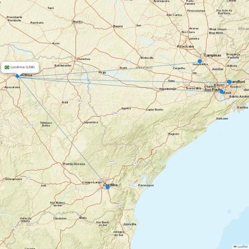 Map of Londrina