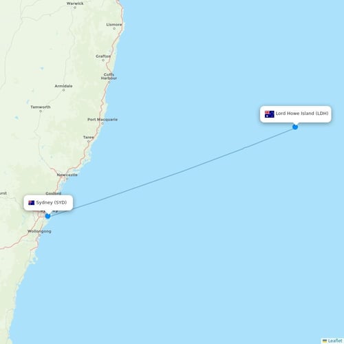 Map of Lord Howe Island