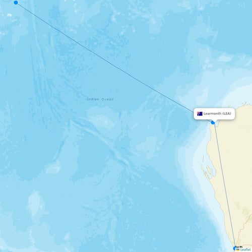 Map of Learmonth