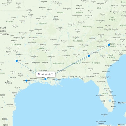Map of Lafayette