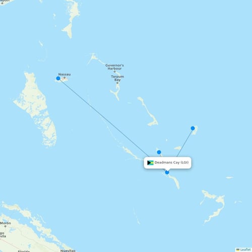 Map of Deadmans Cay
