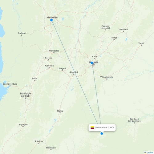 Map of La Macarena