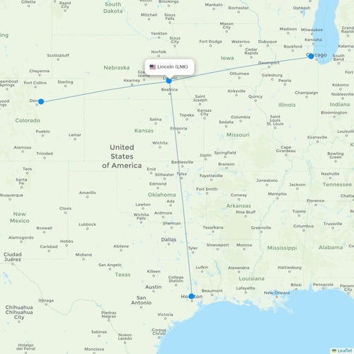 Map of Lincoln