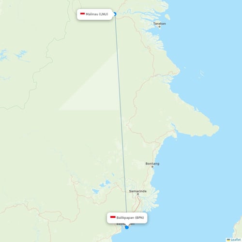 Map of Malinau