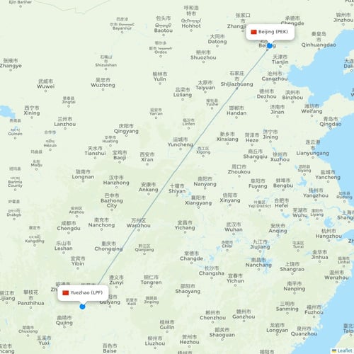 Map of Yuezhao