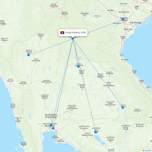 Map of Luang Prabang