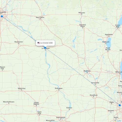 Map of La Crosse