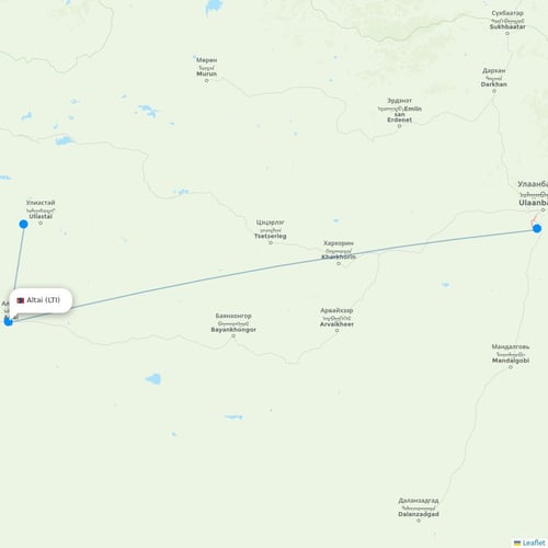 Map of Altai