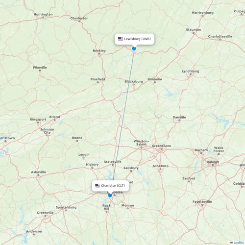 Map of Lewisburg