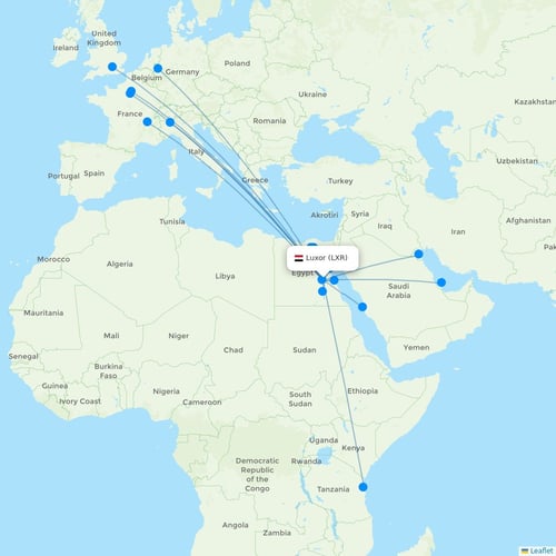 Map of Luxor