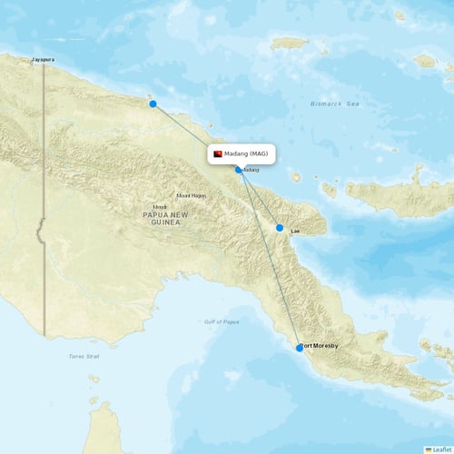 Map of Madang