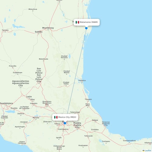 Map of Matamoros