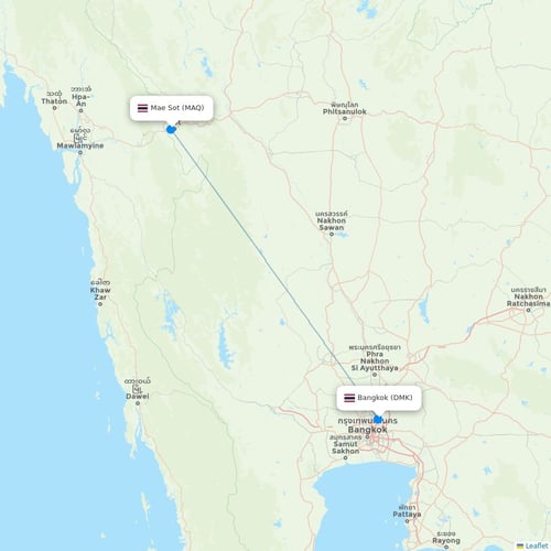 Map of Mae Sot
