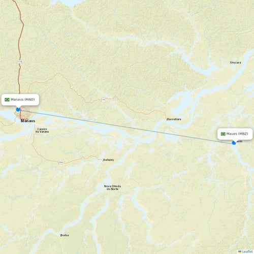 Map of Maues