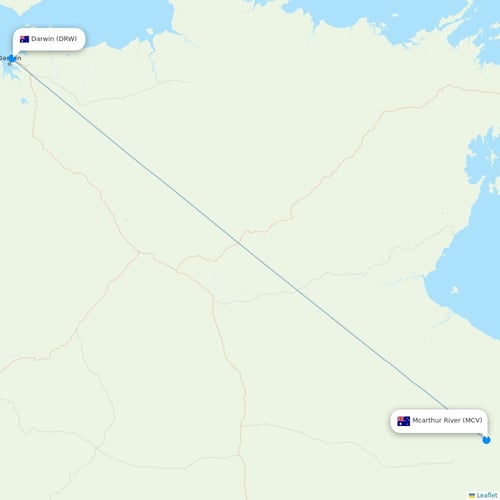Map of Mcarthur River