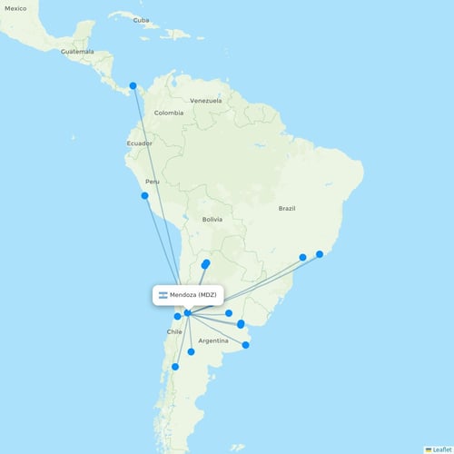 Map of Mendoza