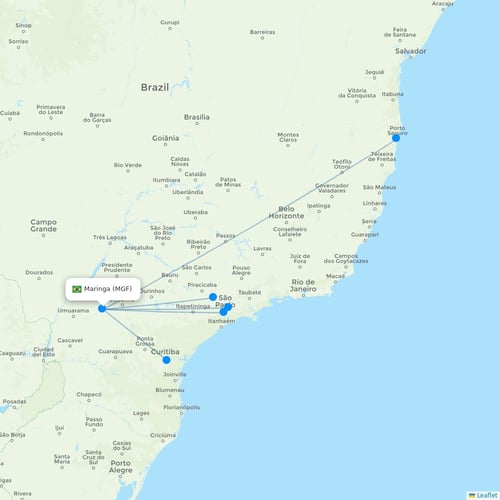 Map of Maringa