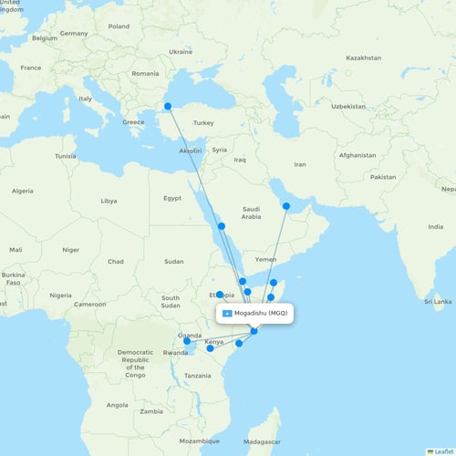 Map of Mogadishu