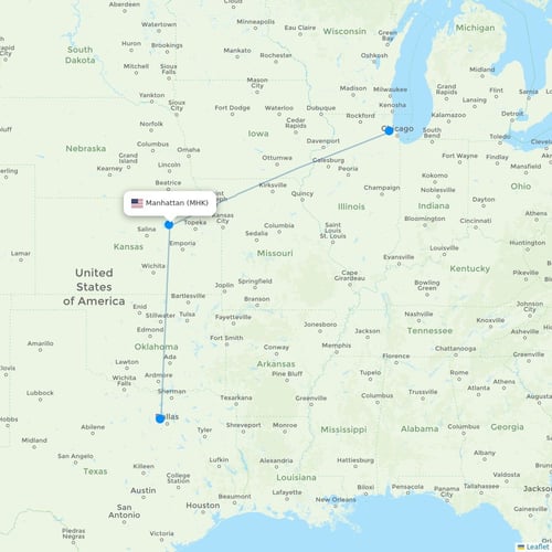 Map of Manhattan