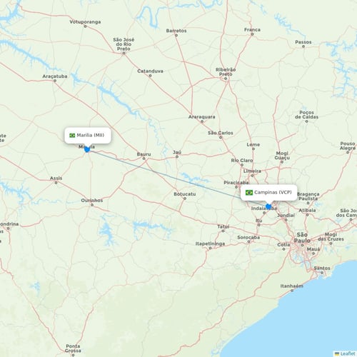 Map of Marilia