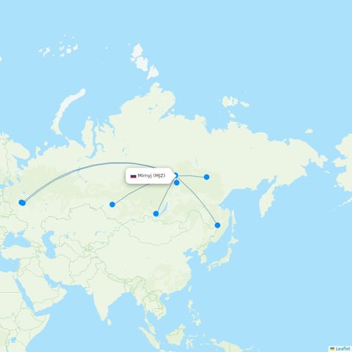 Map of Mirnyj