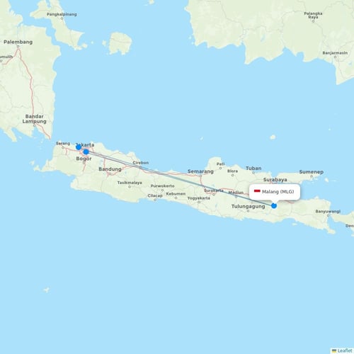 Map of Malang